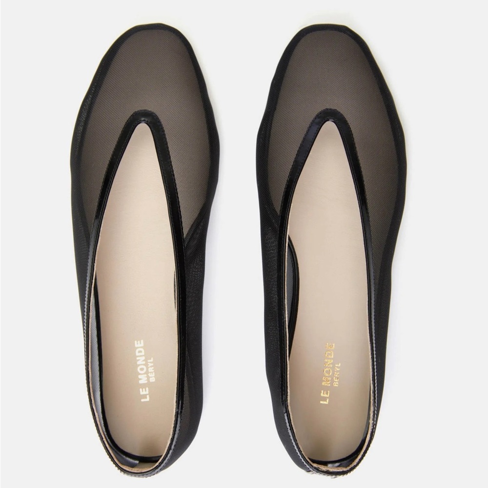 Le Monde Beryl Luna Mesh Ballet Flats sz 11 / 42